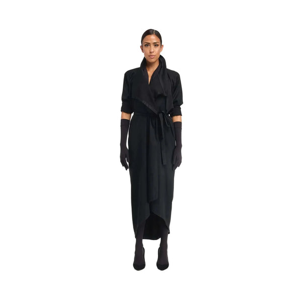 DSTM Tundra Trench Coat / Black-Clothing-DSTM-Leigh Kelley Skin Studio Best Facialist Hudson Valley Kingston New York