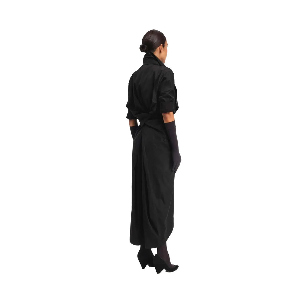 DSTM Tundra Trench Coat / Black-Clothing-DSTM-Leigh Kelley Skin Studio Best Facialist Hudson Valley Kingston New York