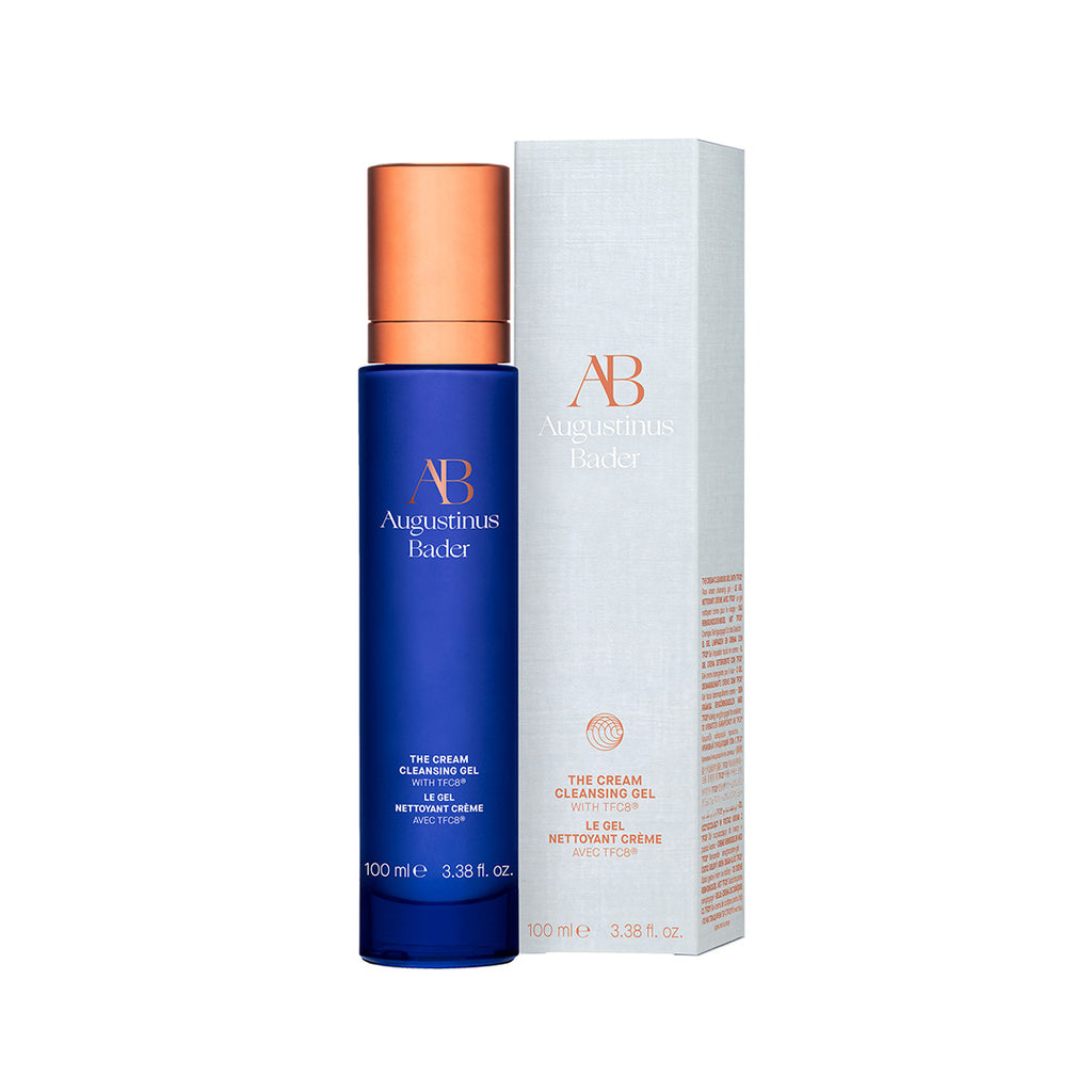 augustinus bader the cream cleansing gel bottle and box