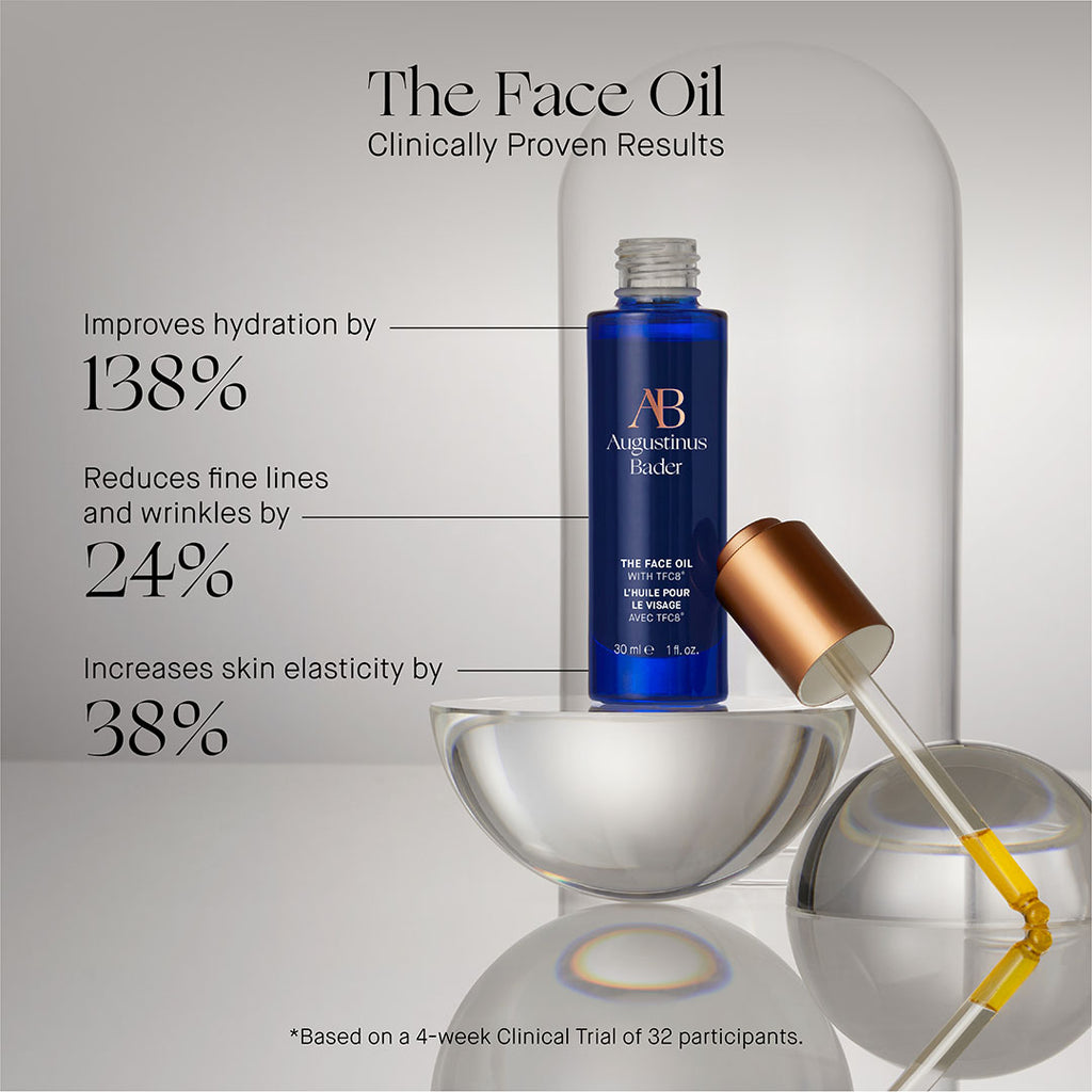 clinical results augustinus bader the face oil