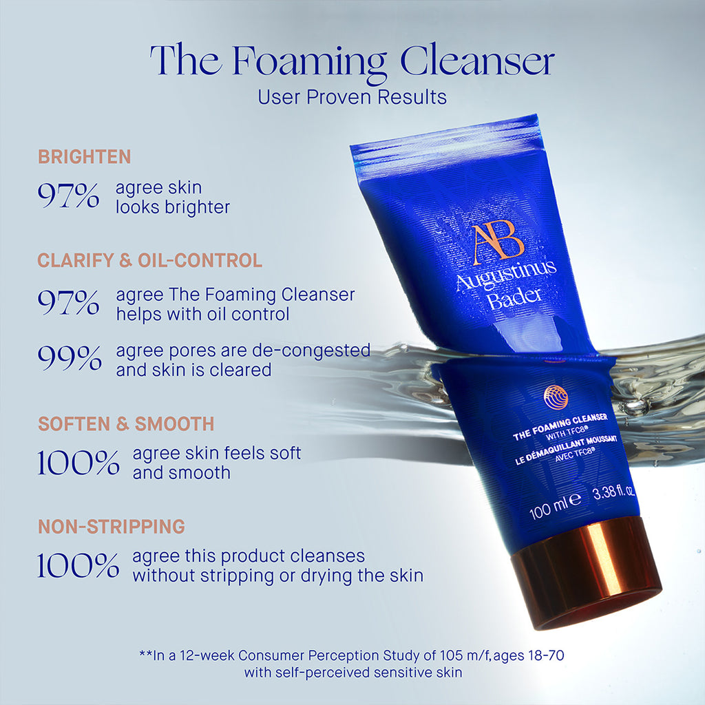 augustinus bader the foaming cleanser clinical results