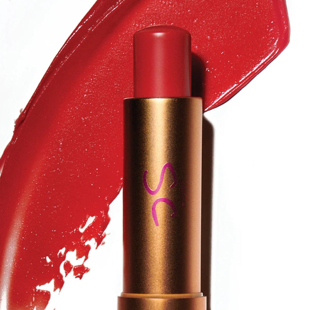 bright red Augustinus Bader x Sofia Coppola The Tinted Balm