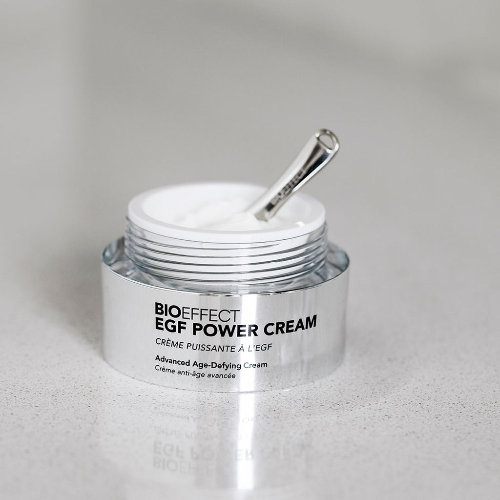 spoon in bioeffect EGF Power Cream