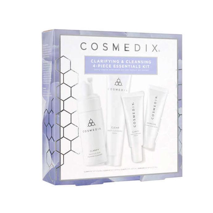 COSMEDIX Clarifying & Cleansing 4-Piece Essential Starter Kit-skin care-CosMedix-Leigh Kelley Skin Studio Best Facialist Hudson Valley Kingston New York