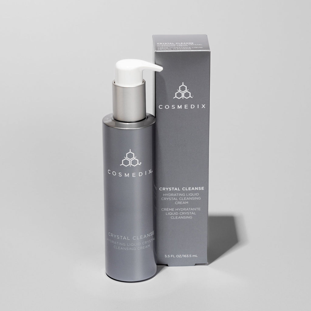 COSMEDIX Crystal Cleanse Liquid Crystal Cream Cleanser-Facial Cleansers-CosMedix-Leigh Kelley Skin Studio Best Facialist Hudson Valley Kingston New York