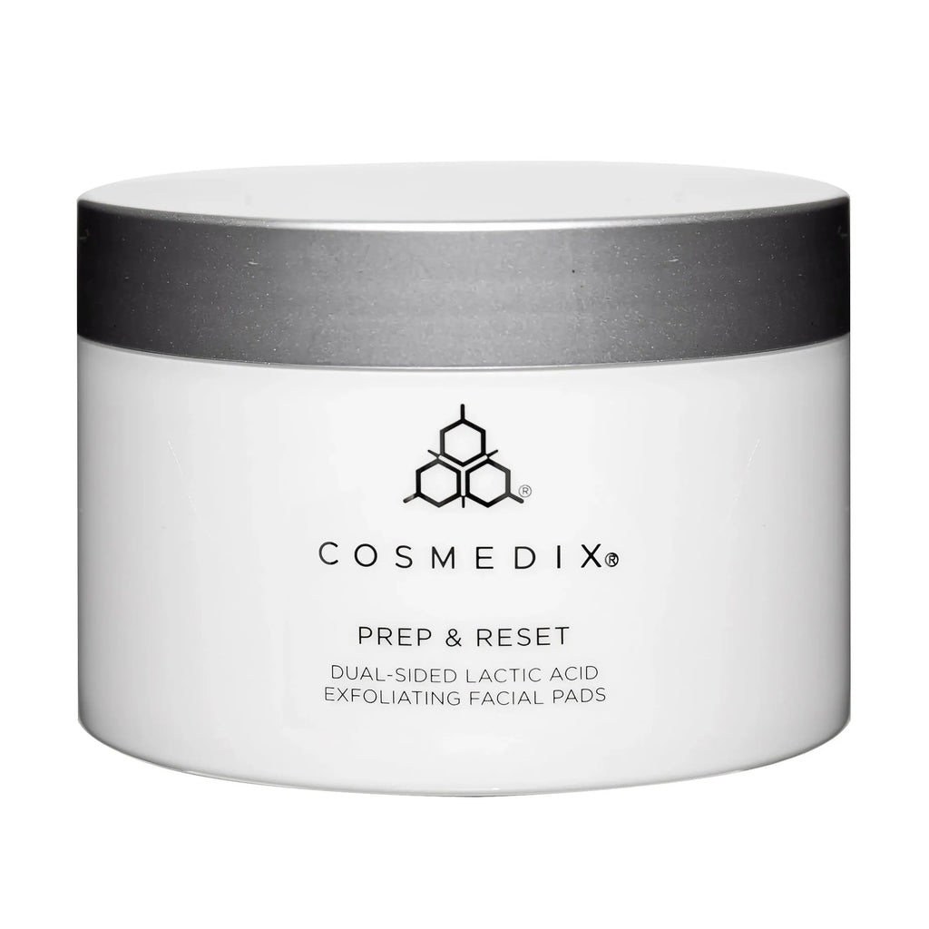 COSMEDIX Prep & Reset Dual-Sided Lactic Acid Exfoliating Facial Pads-Masks & Treatments-CosMedix-Leigh Kelley Skin Studio Best Facialist Hudson Valley Kingston New York