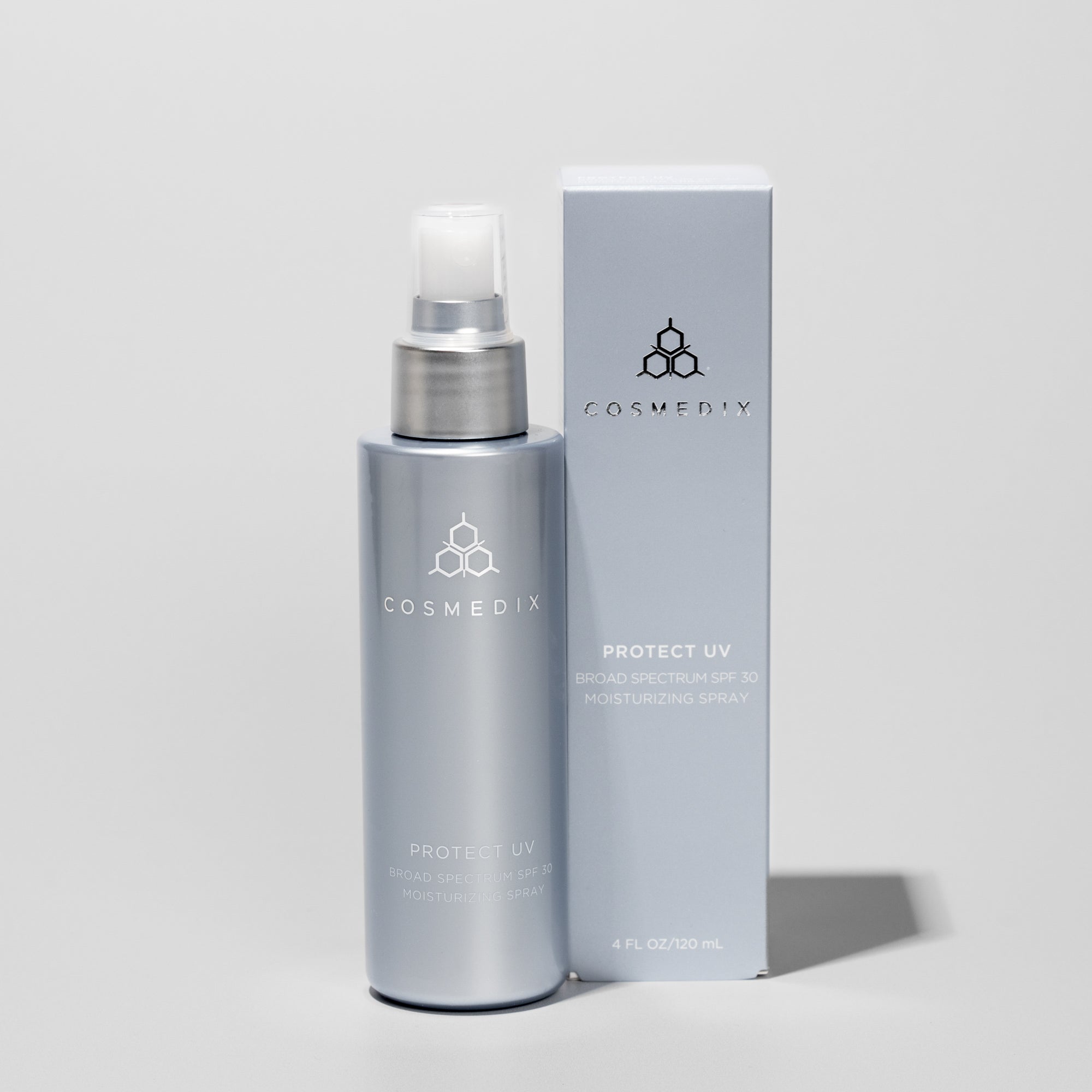 COSMEDIX Protect UV Broad Spectrum SPF 30 Moisturizing Spray-Sunscreen-CosMedix-Leigh Kelley Skin Studio Best Facialist Hudson Valley Kingston New York