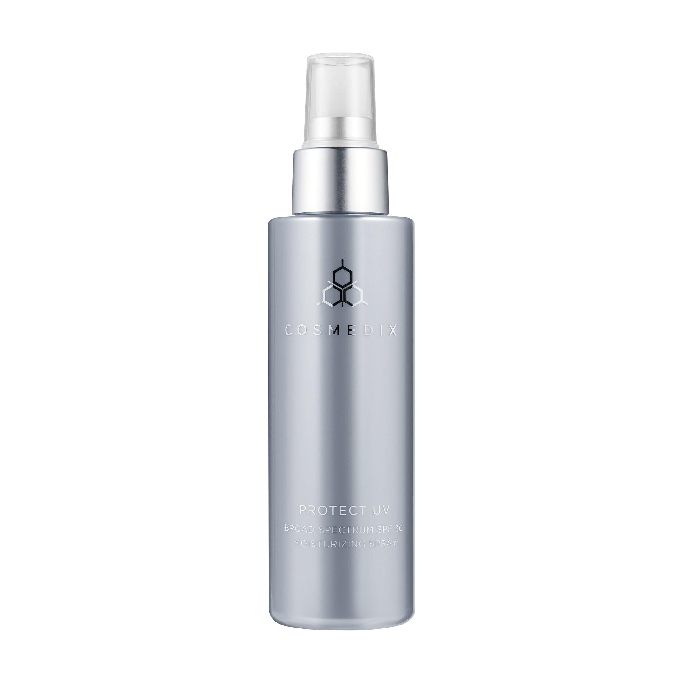 COSMEDIX Protect UV Broad Spectrum SPF 30 Moisturizing Spray-Sunscreen-CosMedix-Leigh Kelley Skin Studio Best Facialist Hudson Valley Kingston New York