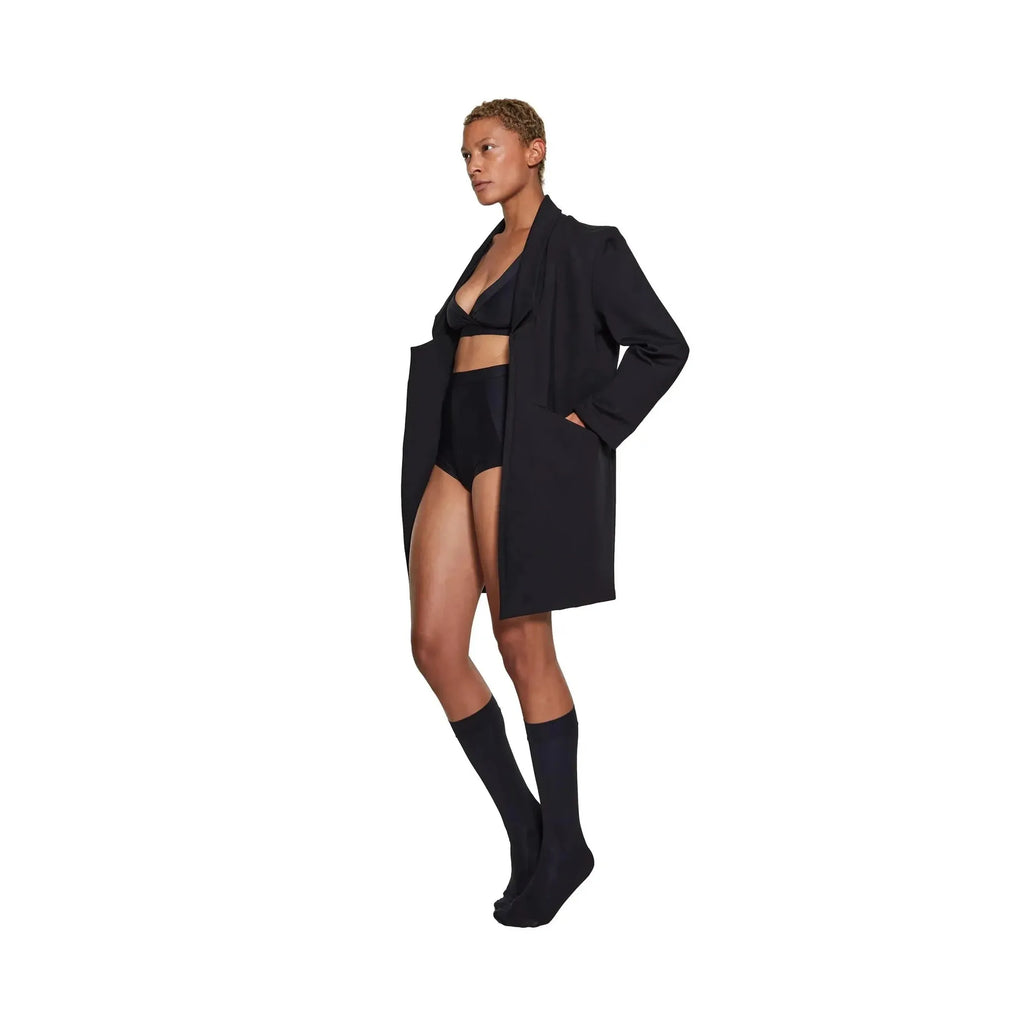 DSTM Delphi Oversize Blazer / Black-Clothing-DSTM-Leigh Kelley Skin Studio Best Facialist Hudson Valley Kingston New York