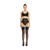 DSTM Mantis Suspender Belt / Black-Lingerie-DSTM-Leigh Kelley Skin Studio Best Facialist Hudson Valley Kingston New York