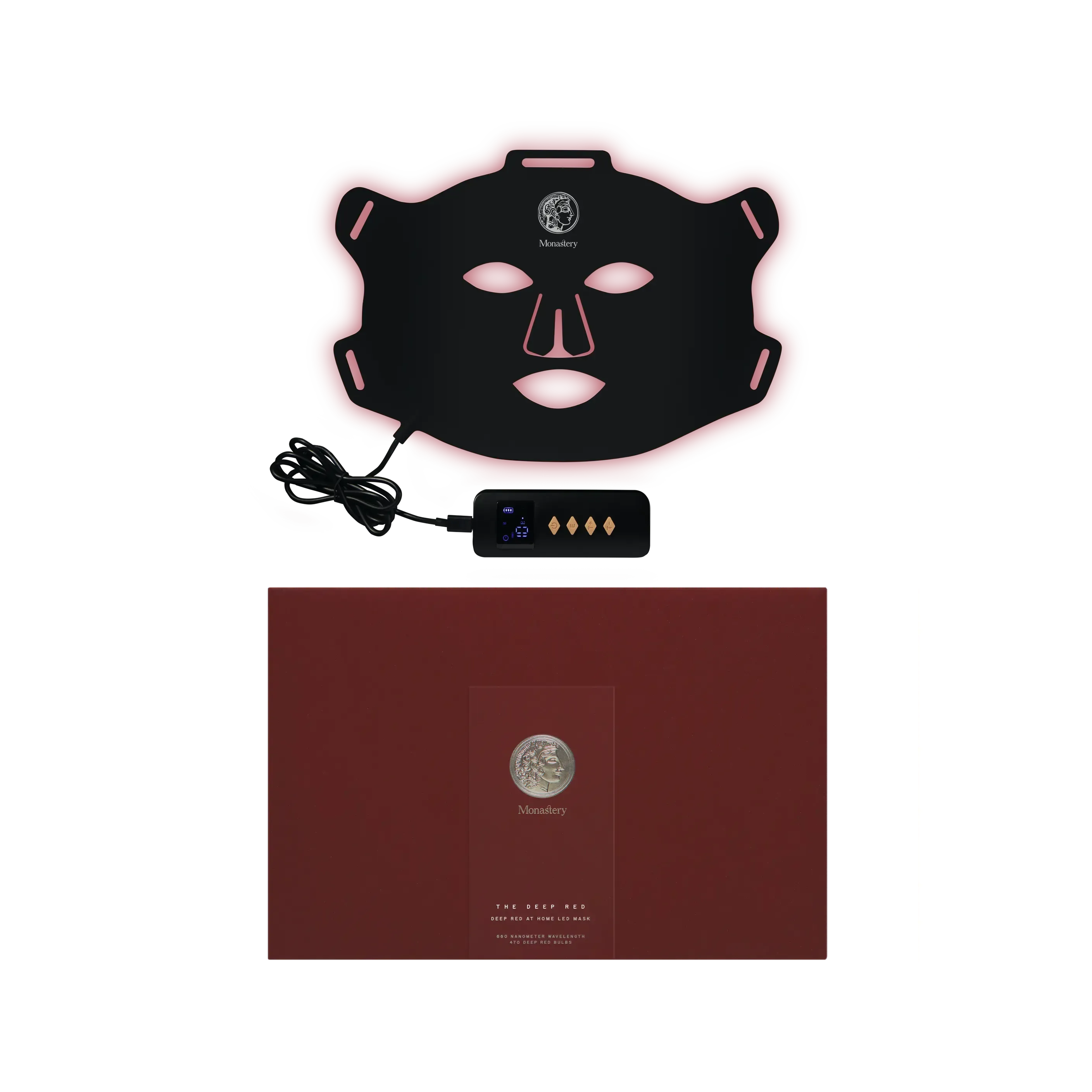 Monastery The Deep Red LED Mask-Skin Care Tools-Monastery-Leigh Kelley Skin Studio Best Facialist Hudson Valley Kingston New York