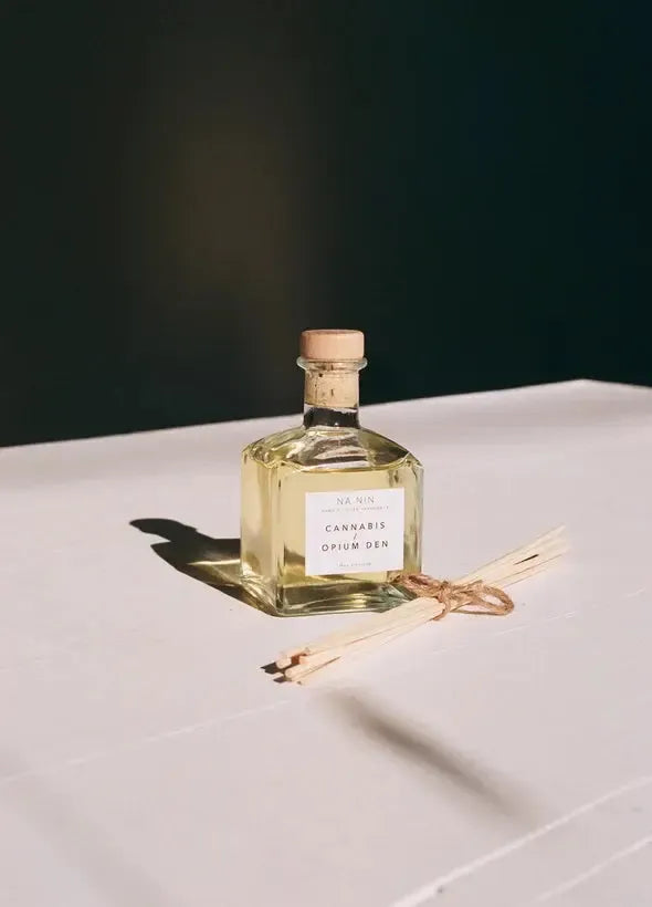 NA NIN Cannabis & Opium Den Reed Diffuser-Candles-NA NIN-Leigh Kelley Skin Studio Best Facialist Hudson Valley Kingston New York